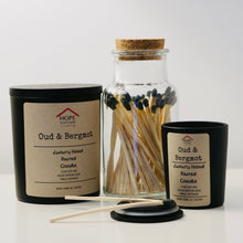 Load image into Gallery viewer, Oud & Bergmot Luxury Hand Poured Candle