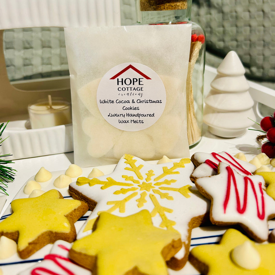 White Cocoa & Christmas Cookies Wax Melts