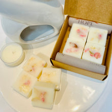 Load image into Gallery viewer, Peony &amp; Blush Suede Wax Melts
