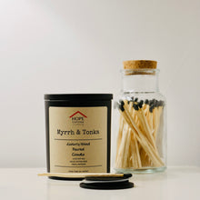 Load image into Gallery viewer, Myrrh &amp; Tonka Luxury Hand Poured Candle
